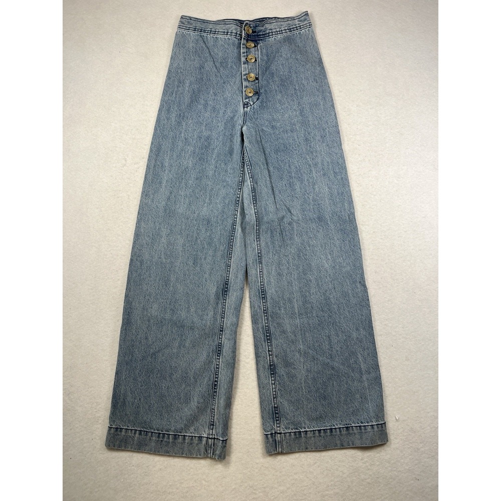 Anthropologie Odells Sydney Size 6 High Waisted Wide Leg Jeans